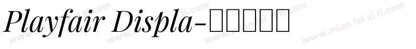 Playfair Displa字体转换